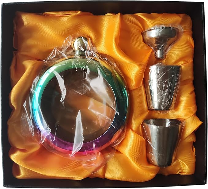 Stainless Steel Bangle Flask with Funnel