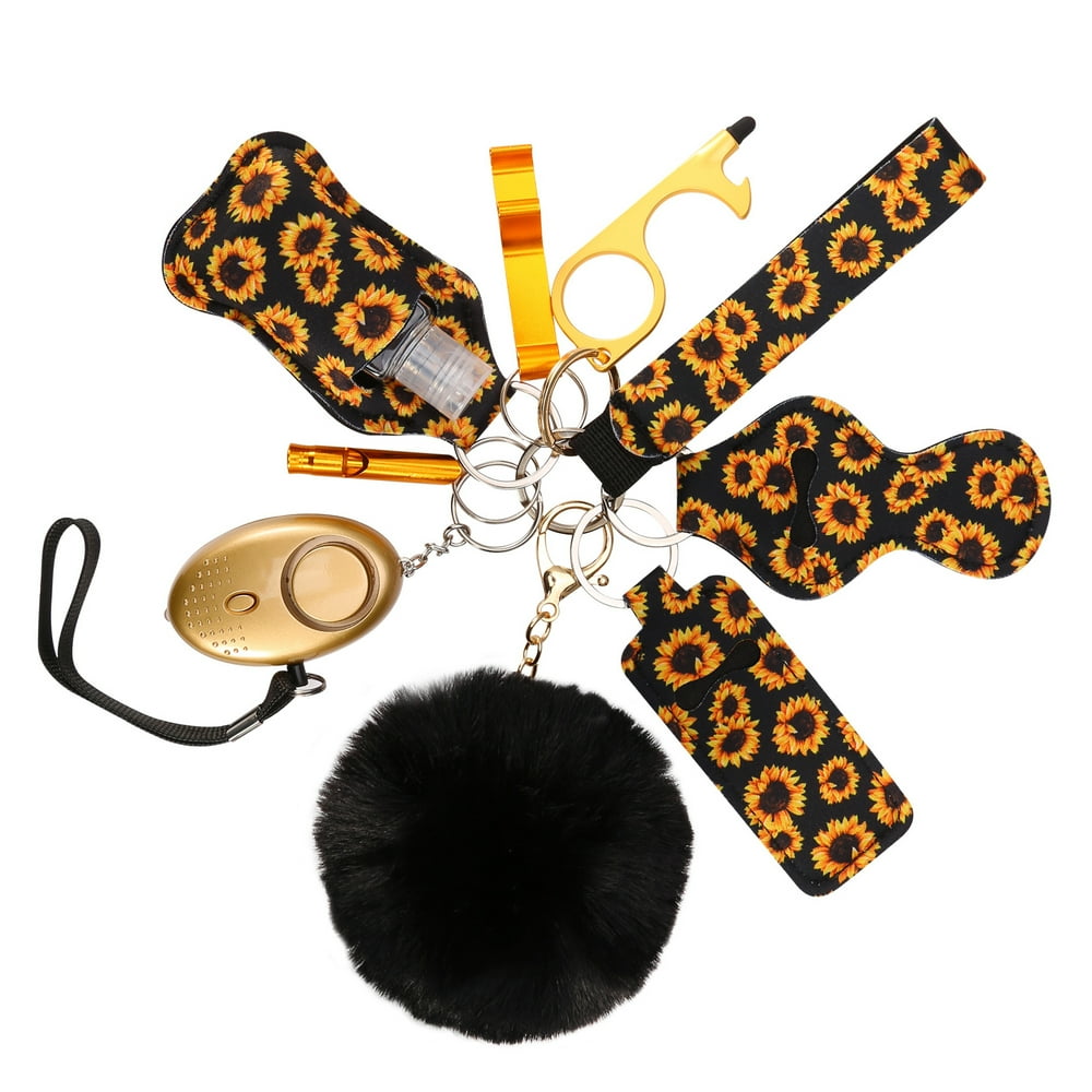Newest Safety Keychain Set, for Women Personal Safety Keychain Set with Personal Alarm Protective Keychain Accessories