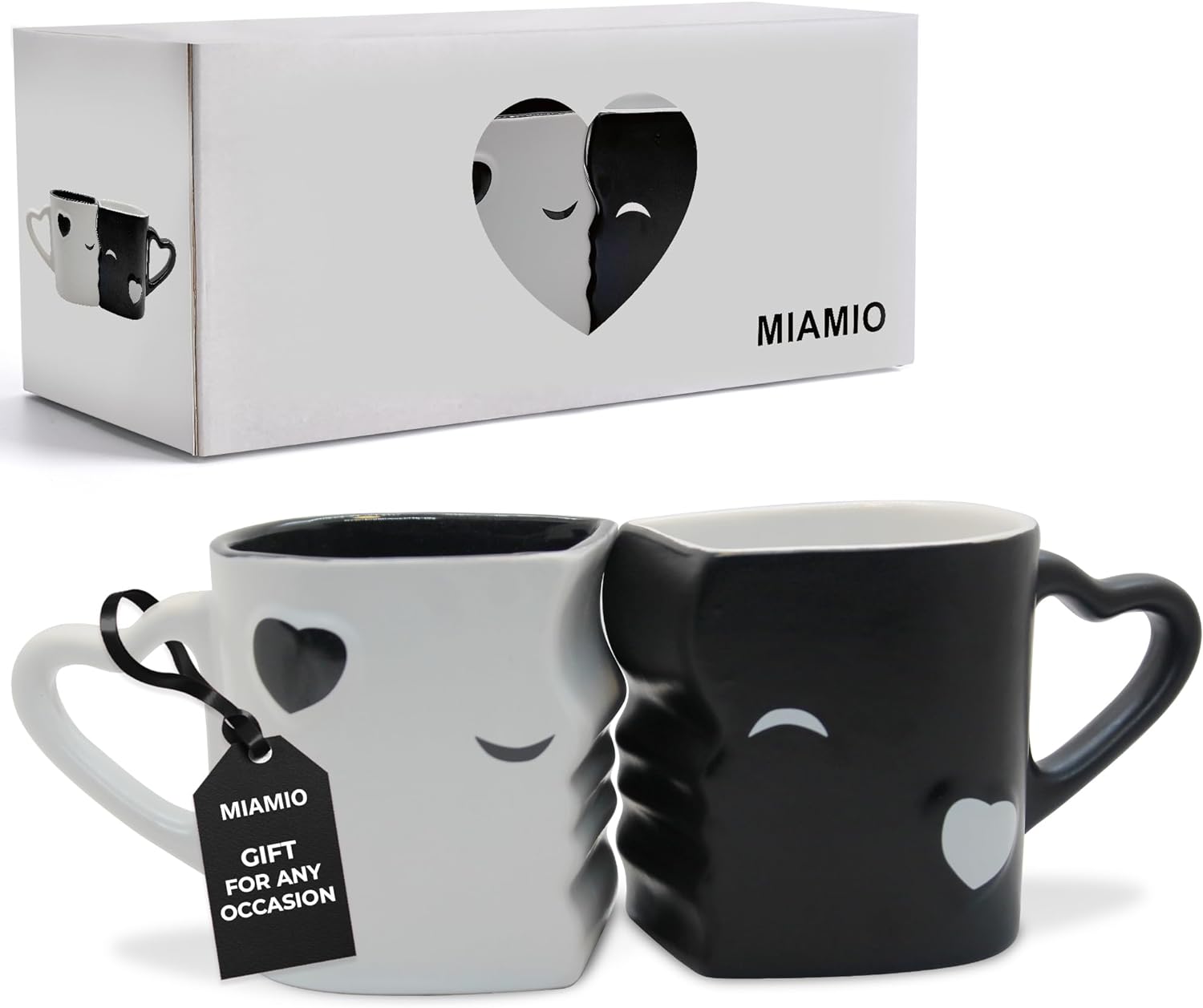 - Coffee Mugs/Kissing Mugs Bridal Pair Gift Set for Weddings/Birthday/Anniversary with Gift Box (Red)