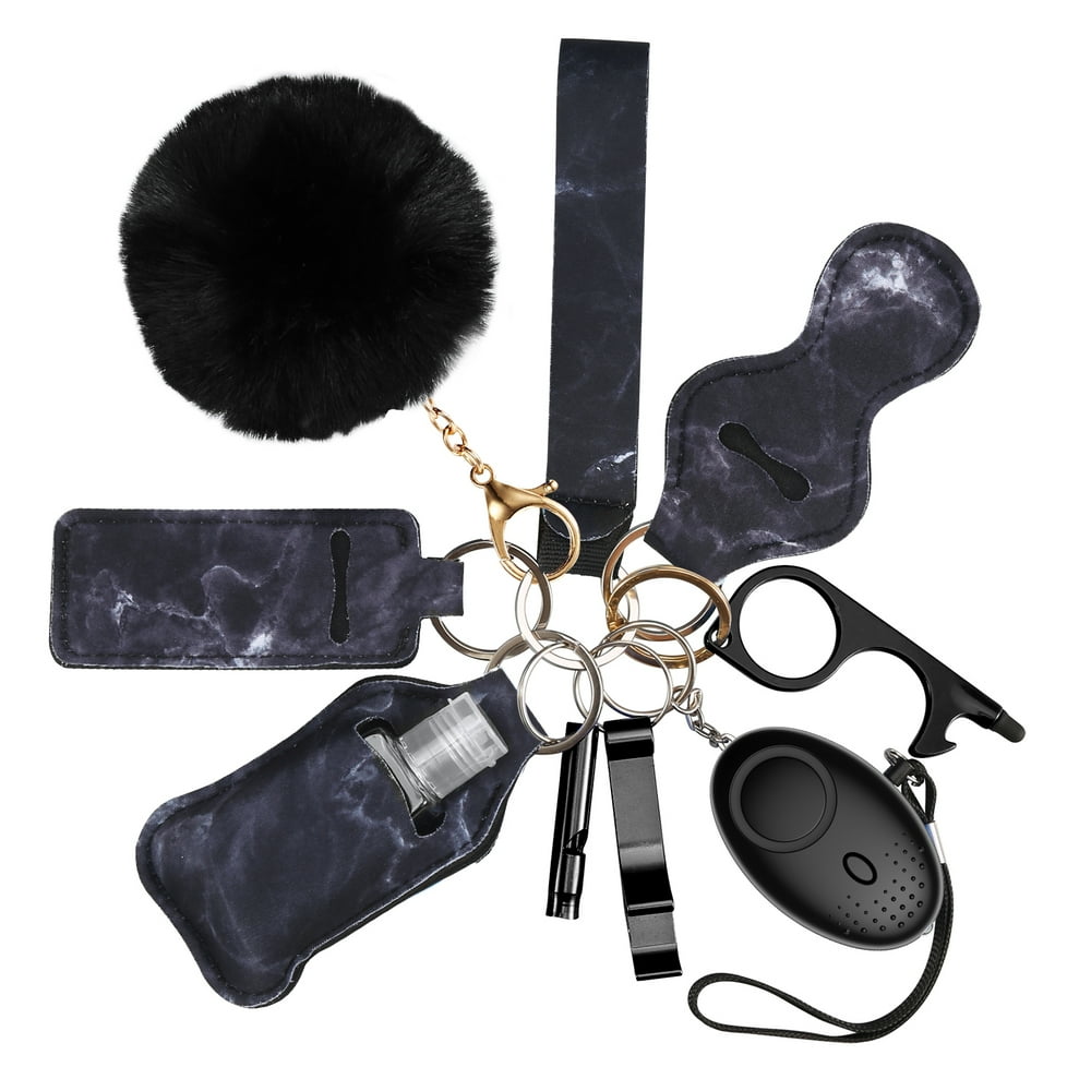 Newest Safety Keychain Set, for Women Personal Safety Keychain Set with Personal Alarm Protective Keychain Accessories