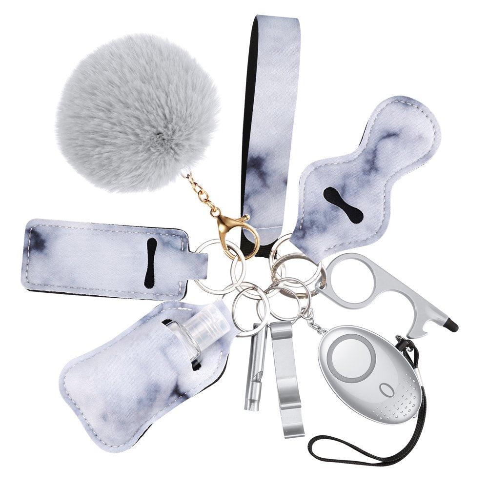 Newest Safety Keychain Set, for Women Personal Safety Keychain Set with Personal Alarm Protective Keychain Accessories