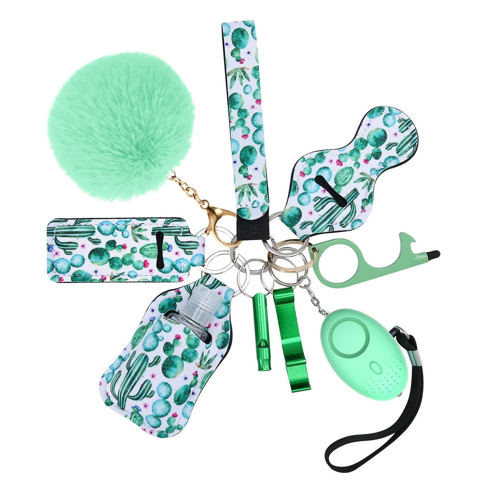 Newest Safety Keychain Set, for Women Personal Safety Keychain Set with Personal Alarm Protective Keychain Accessories